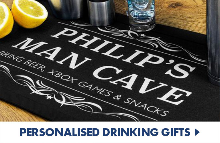 Personalised Barware and drinking gifts